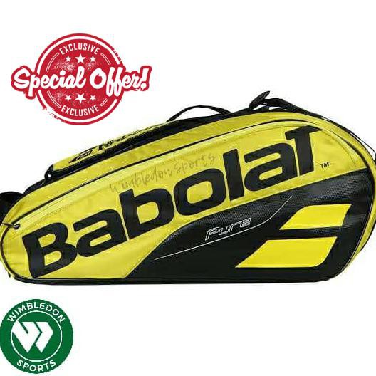 Tas Tenis Babolat Pure Aero X6 2019 Tas Babolat Pure Aero Ylw Blk New