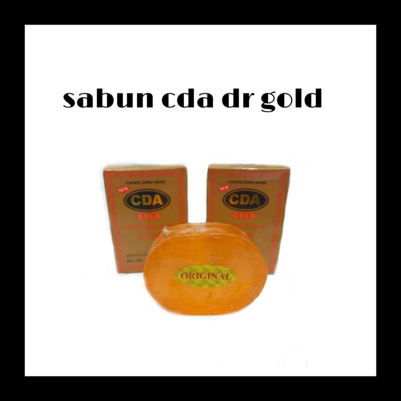 Jual [PERLUSIN] SABUN DR GOLD CDA ORIGINAL/SABUN BATANG DR GOLD