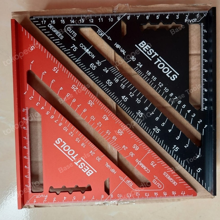 Jual Professional Premium Rafter Speed Square 7 inch Solid Alumunium ...
