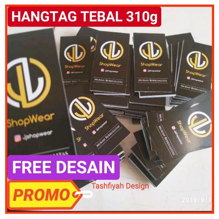 Jual cetak label hang tag custom / hangtag baju /handtag label baju ...