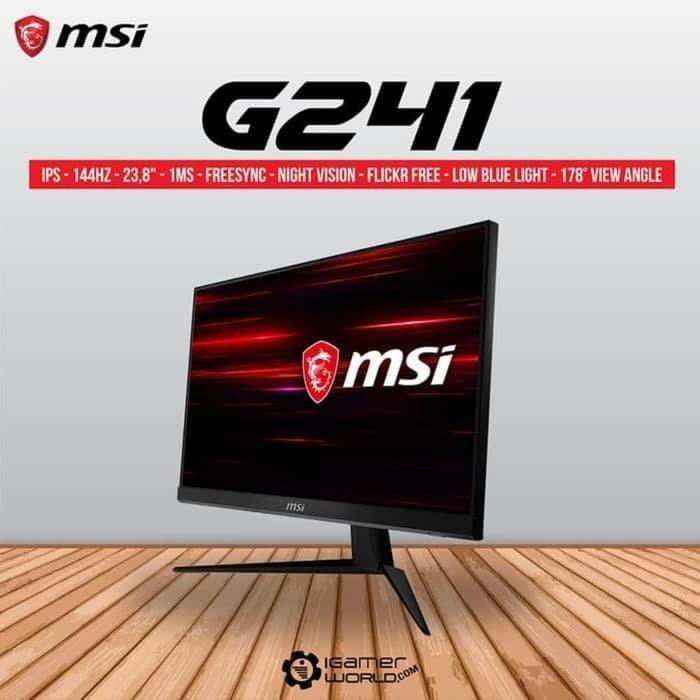 Jual Msi Optix G Hz Flat Gaming Monitor Ips Panel Shopee Indonesia