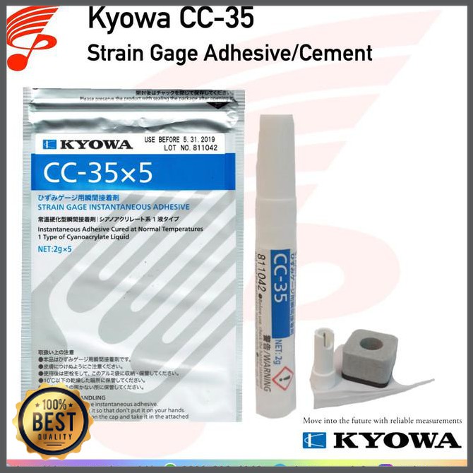 Jual alat Kyowa CC35 Strain Gage Gauge Adhesive / Cement / Lem for