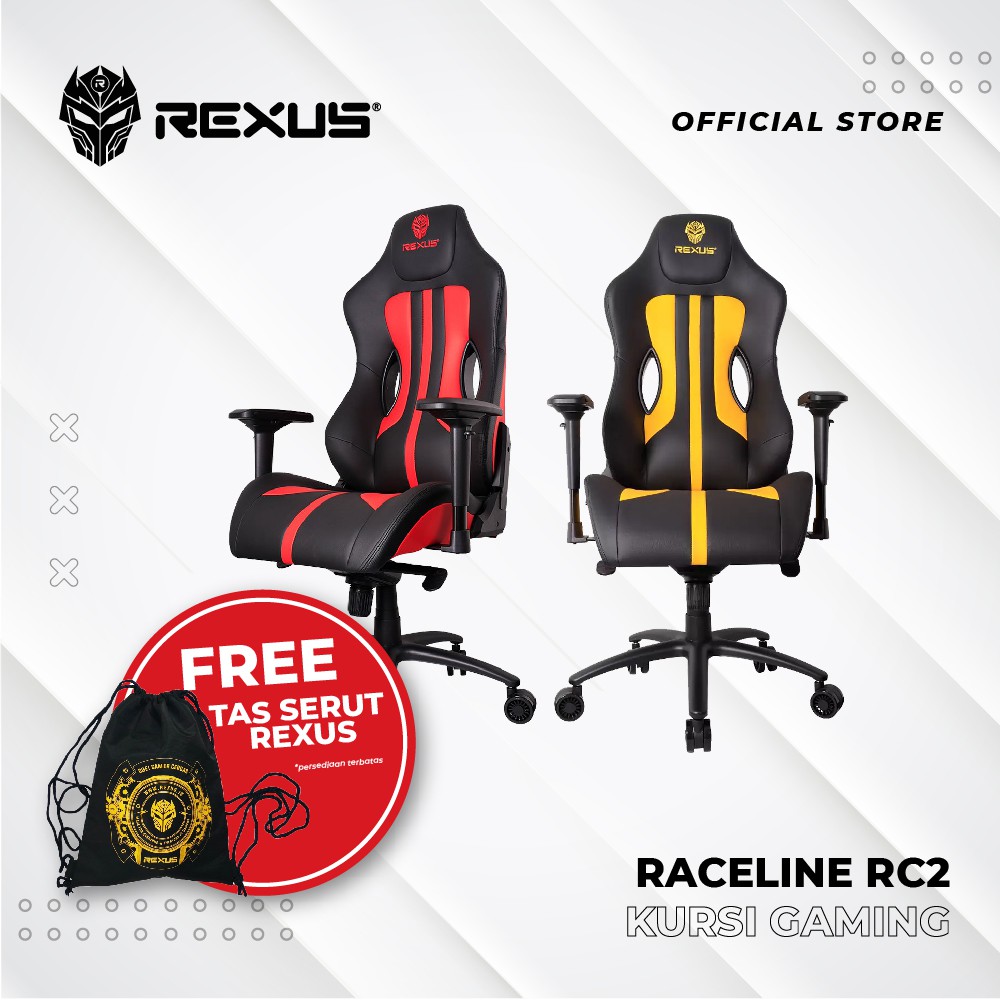 Jual Rexus Gaming Chair Raceline Ultimate RC2 | Shopee Indonesia