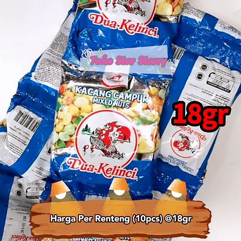 Jual [per Renteng] Kacang Campur Kacang Mix Nut Snack Viral Halal Mui