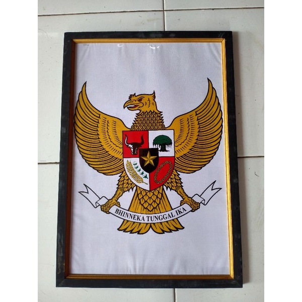 Jual Lukisan murah lukisan cetak hiasan dinding gambar burung garuda