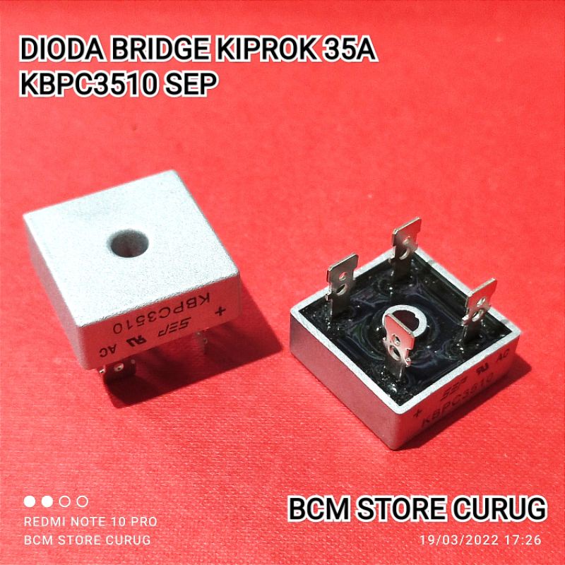 Jual Dioda Bridge Kiprok KBPC 3510 35A 1000V | Shopee Indonesia