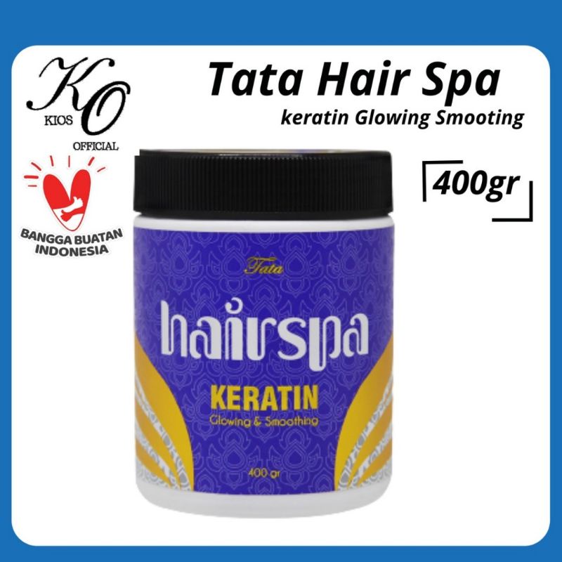 Jual Tata Hair Spa Keratin Glowing Smooting 400gr Shopee Indonesia 