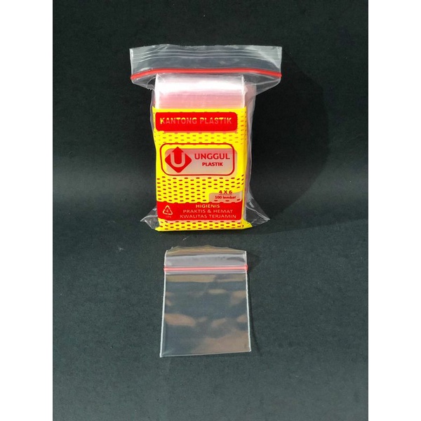 Jual Plastik Klip Ziplock Cetik 4x6 1 Pack Isi 100 Lembar Shopee