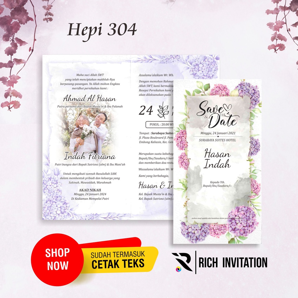 Jual UNDANGAN BLANKO PERNIKAHAN TERBARU - UNDANGAN MURAH NIKAH