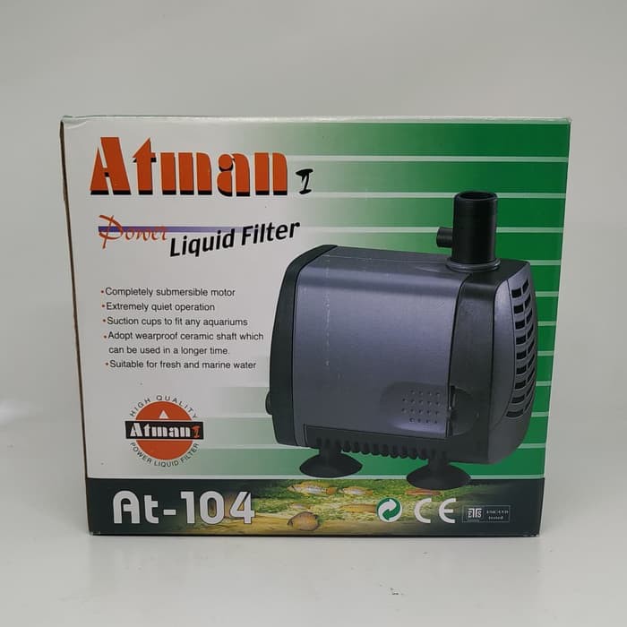Jual Atman 104 Pompa Air Water Pump mesin filter aquarium Atman AT 104 ...