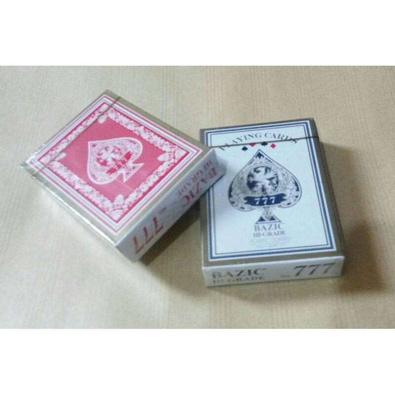 Jual Kartu Remi Playing Cards No. 777 Bazic Hi-Grade | Shopee Indonesia