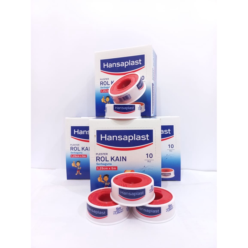 Jual Hansaplast Plester Rol Kain (1,25cm x 5m) | Shopee Indonesia