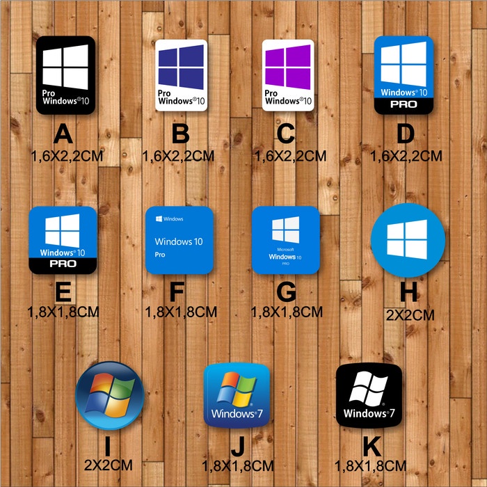Jual NEW Sticker Windows Original Look A Like | Shopee Indonesia