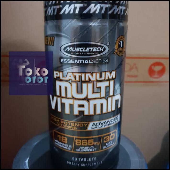 Jual MANJUR MT PLATINUM MULTIVITAMIN MUSCLETECH 90 CAPSULES MULTI ...
