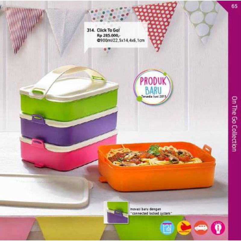 Jual CLICK TO GO TUPPERWARE | Shopee Indonesia