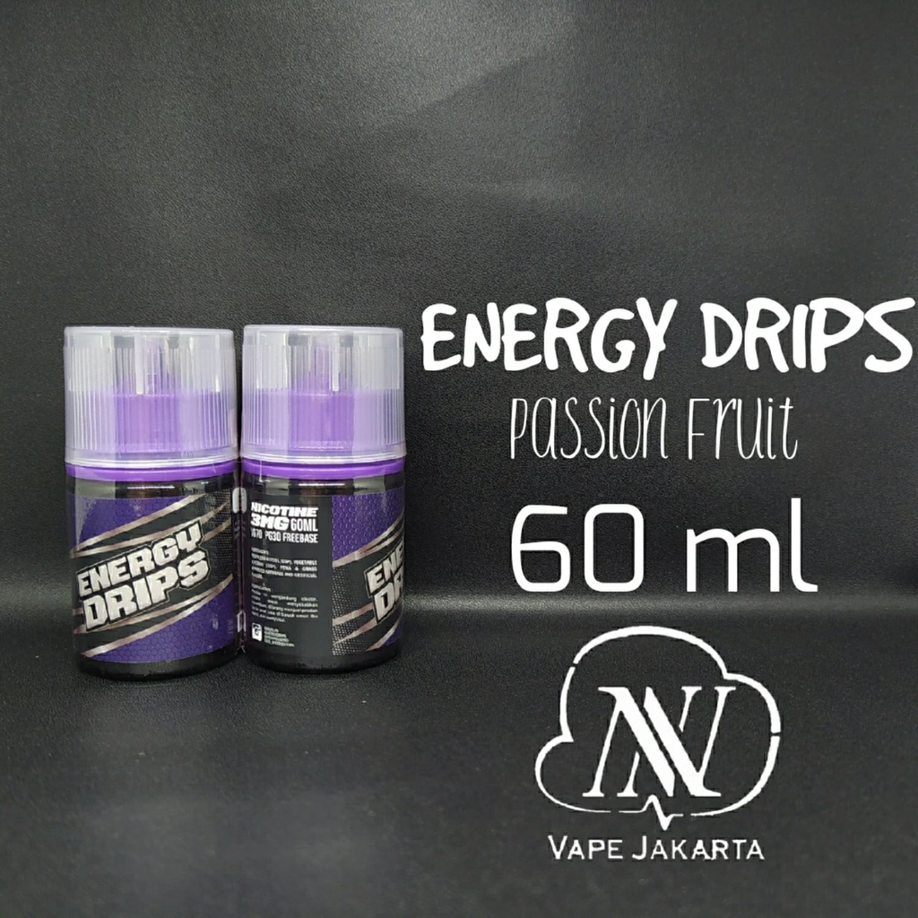 Jual Energy Drips V1 Passion Fruit 60ml 3mg Shopee Indonesia