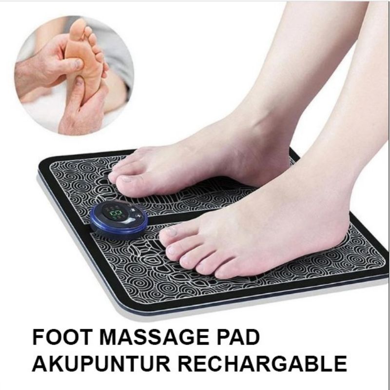 Jual Ems Foot Massager Pad Alat Pijat Kaki Elektrik 6 Mode Akupuntur Kaki Elektrik Recharge 8745