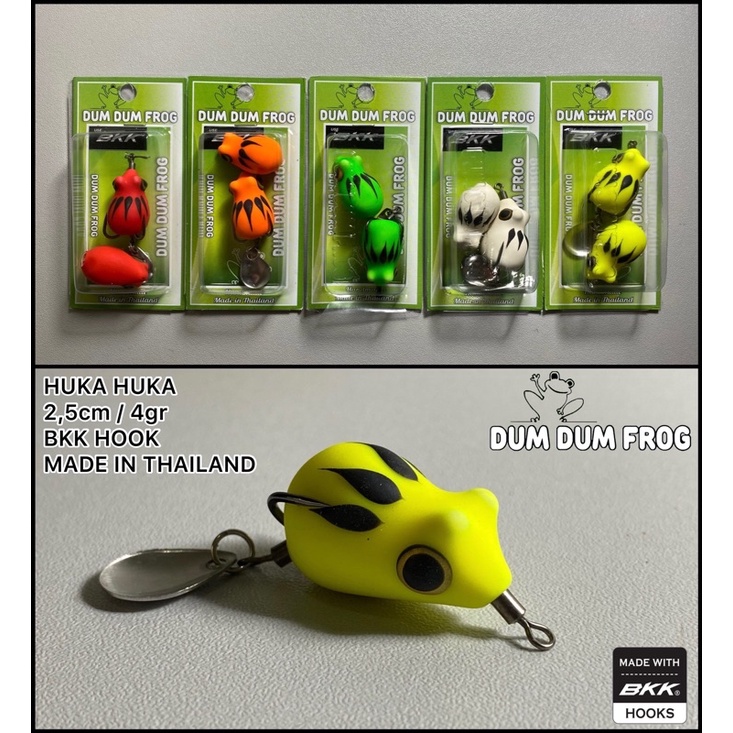 Jual DUM DUM FROG HUKA HUKA MADE IN THAILAND🇹🇭 | Shopee Indonesia