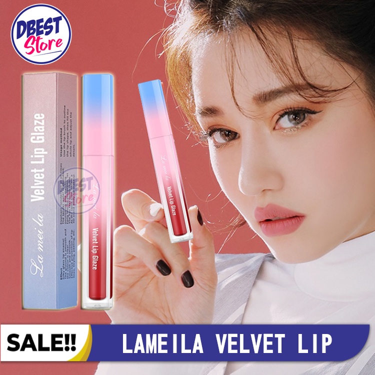 Jual PROMO !! Lipstik Ala Korea Lameila Velvet Lip Glaze Lipstik Matte