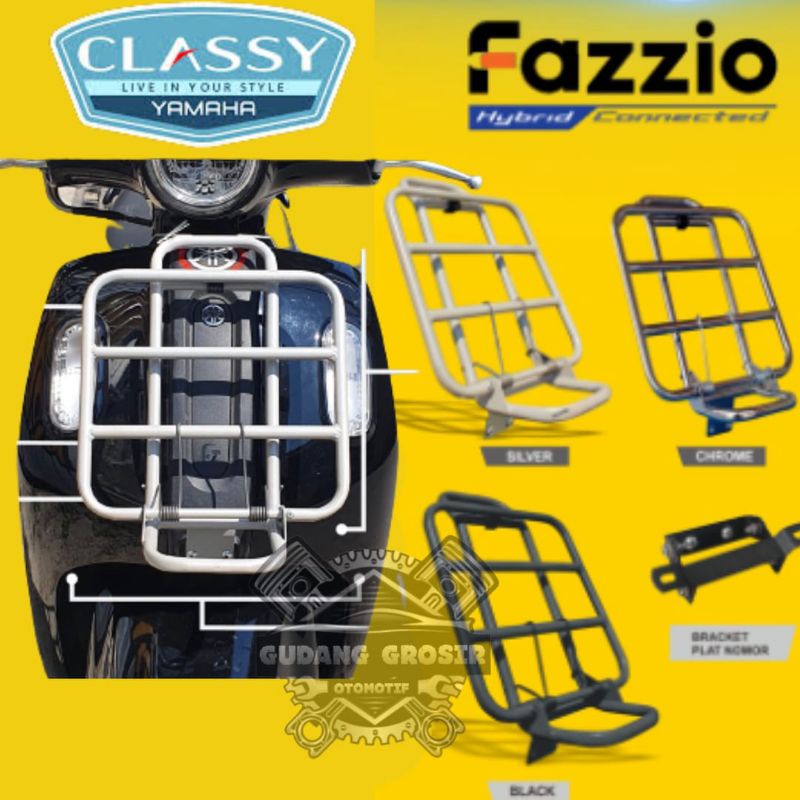 Jual Rak Depan Yamaha Fazzio Font Rack Yamaha Fazzio PNP Bergaransi ...