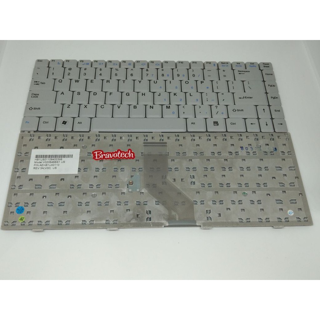 Jual Keyboard NEC Versa E6500 E6300 ( WHITE GREY ) US | Shopee Indonesia