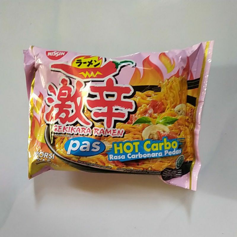 Jual Nissin Gekikara Ramen Pas Hot Carbo Rasa Carbonara Pedas 81g