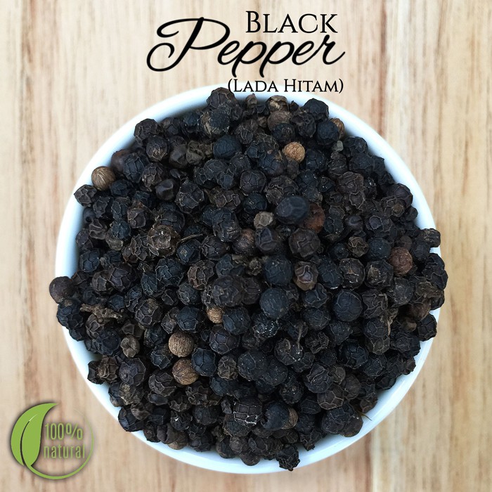Jual Lada Hitam Butir 100g / Lada Hitam / Merica / Lada Hitam ori ...