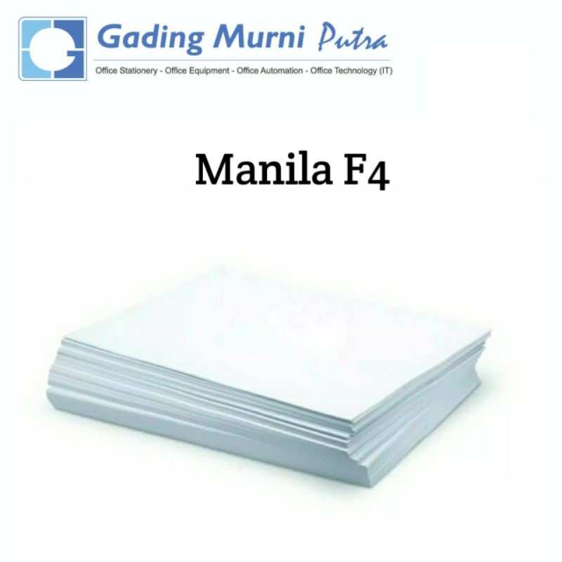 Jual Kertas Karton Manila F4folio Putih 10 Lembar Shopee Indonesia