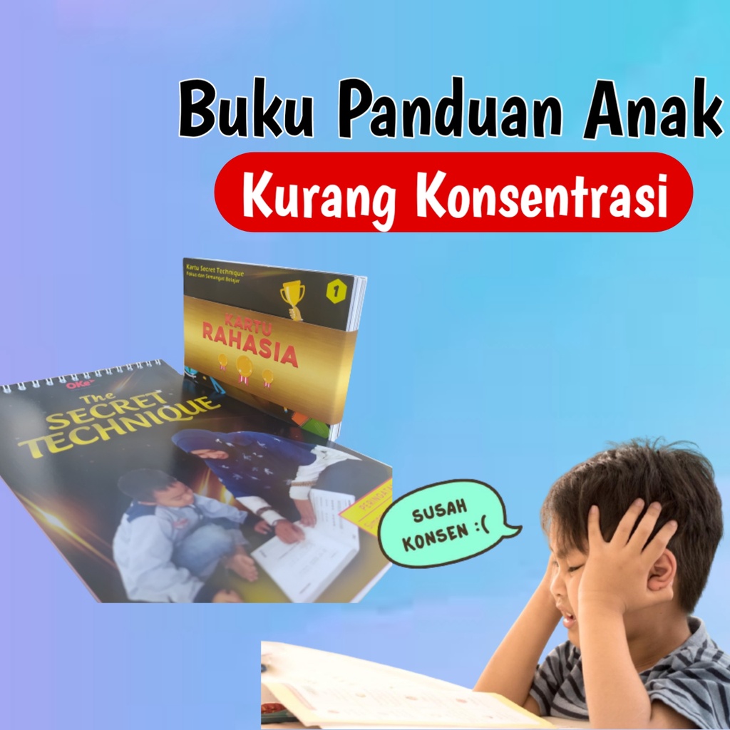 Buku edukasi fokus anak