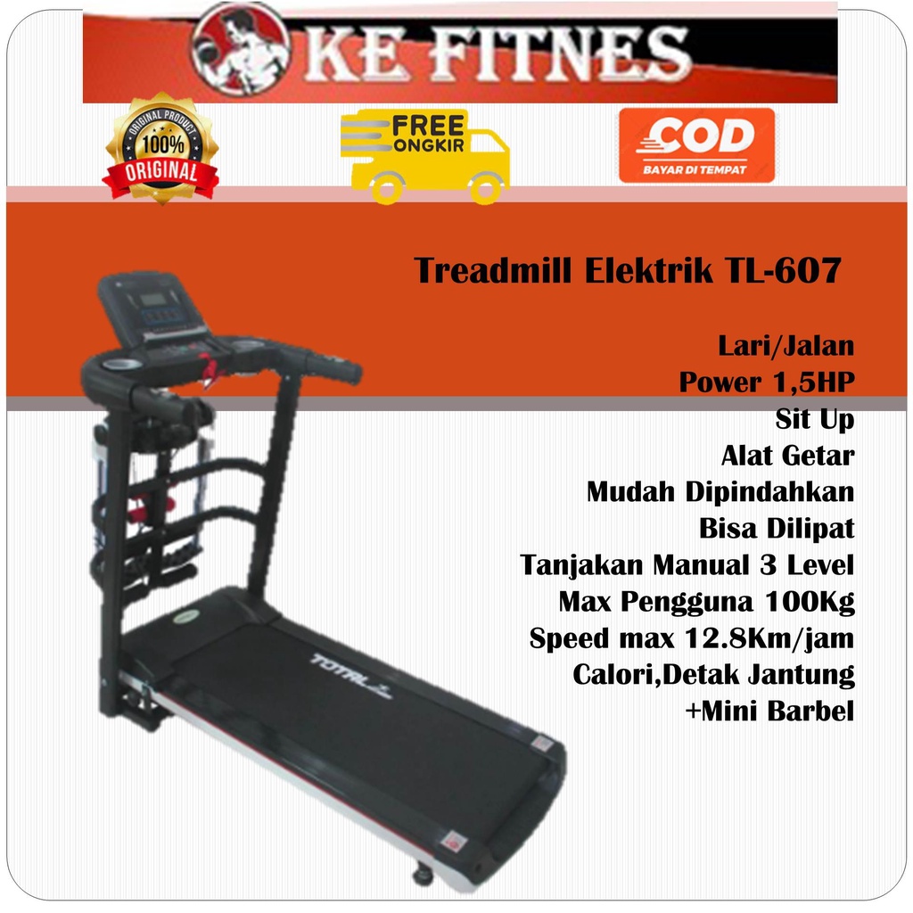 Alat fitnes lari ditempat sale