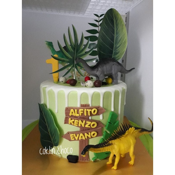 Jual KUE ULANG TAHUN DINOSAURUS/ CAKE DINO /BIRTHDAY CAKE DINOSAURUS