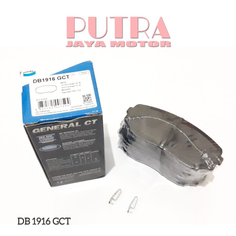 Jual BRAKE PAD KAMPAS REM DEPAN ALL NEW PAJERO MAZDA CX7 CX9 BENDIX ...