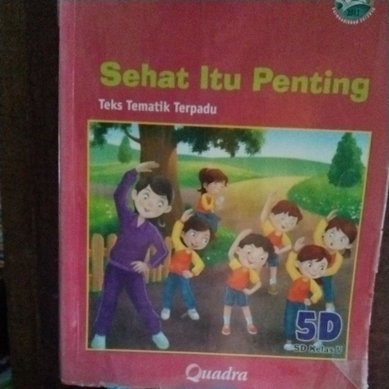Jual teks tematik terpadu untuk SD kelas 5 5 d sehat itu penting ...
