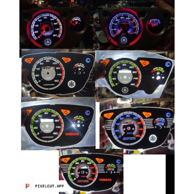 Jual papan spedometer speedometer spidometer nouvo custom z dan lele ...