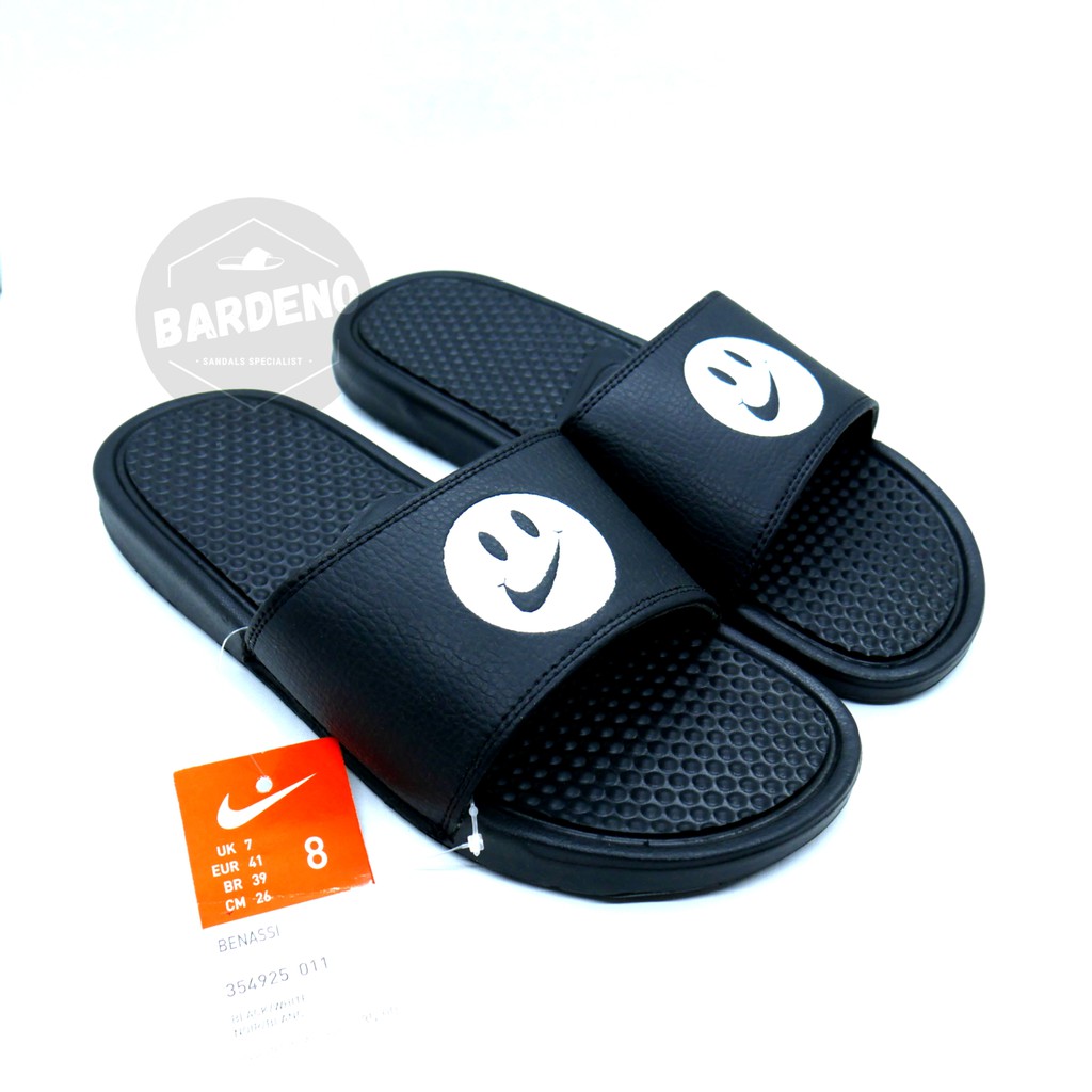 Smiley nike slides on sale