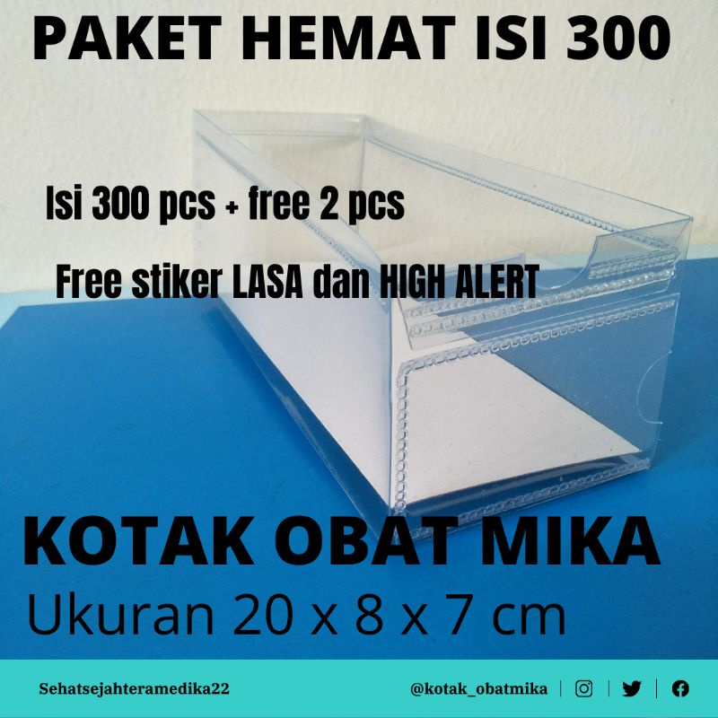 Jual Kotak Obat Mika Paket Hemat Ukuran X X Cm Isi Pcs