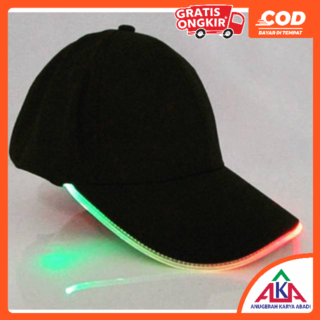 Jual Topi LED Glowing Cap With RGB Led Light | Shopee Indonesia