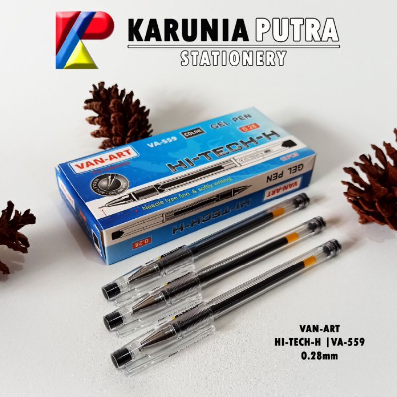 Jual Pulpen Gel Pen Hi Tech H Hi Tech H Van Art Va Pack Shopee Indonesia