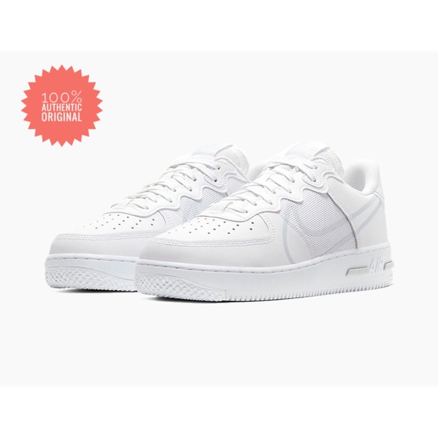 Nike air force 1 react d/ms/x white/pure outlet platinum