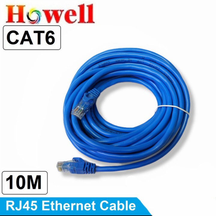 Jual Howell Cat6 10m Gigabit Ethernet Network Cable / Kabel LAN UTP ...