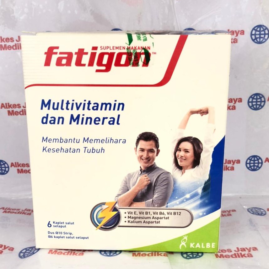 Jual Fatigon (1box Isi 10strip @6tablet) - Multivitamin Dan Mineral ...