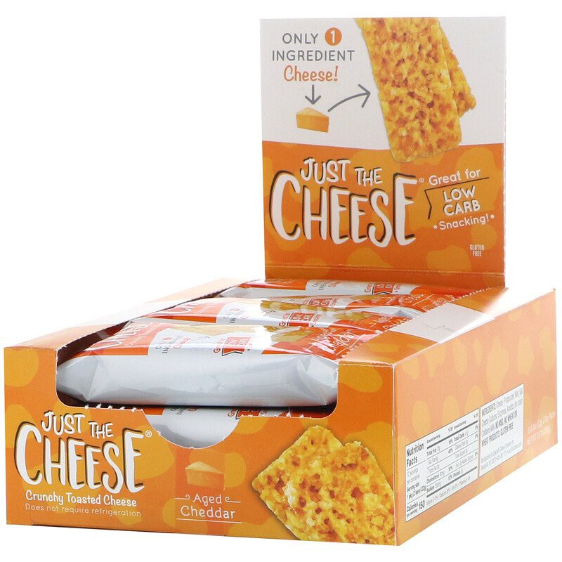 Just The Cheese® Aged Cheddar Crunchy Toasted Cheese Bars, 12 ct / 0.8 oz -  King Soopers