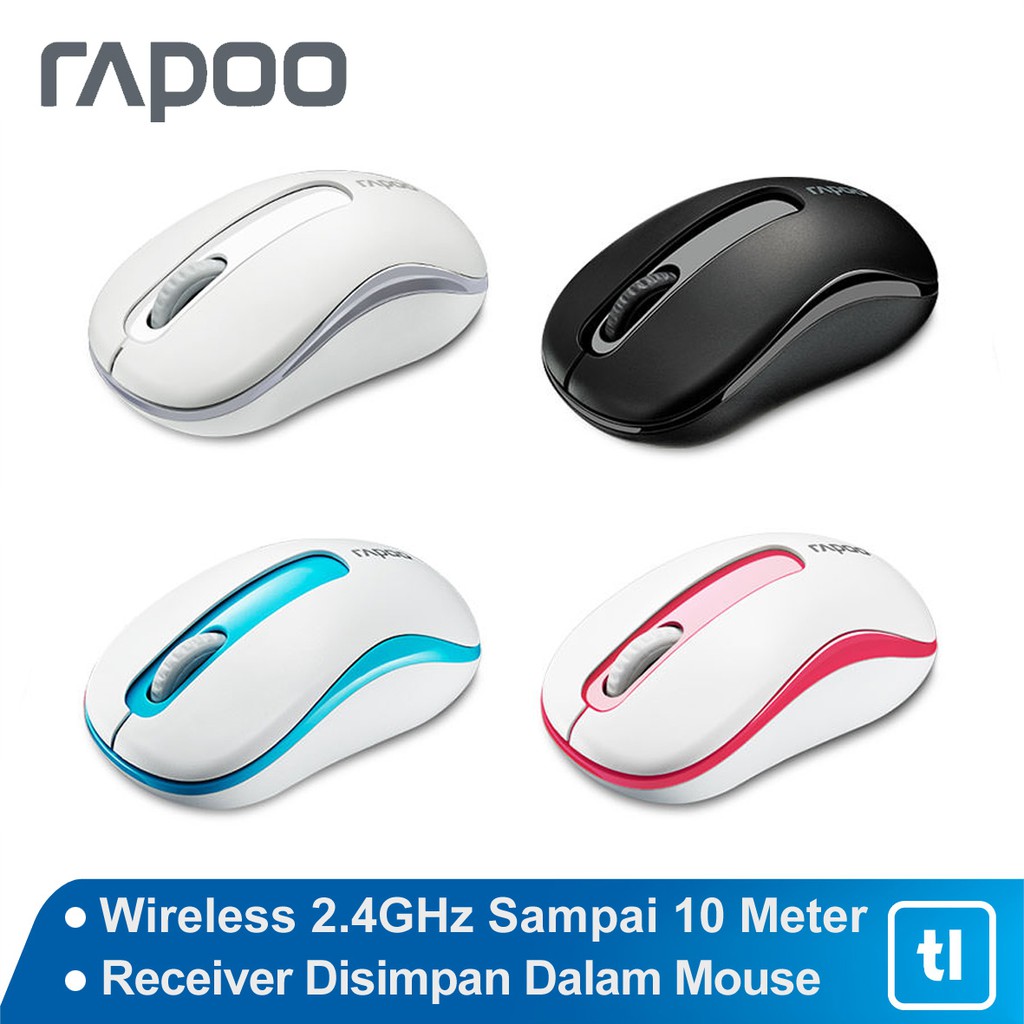 Rapoo Wireless Mouse M10 Plus Original Garansi Resmi Mouse Wireless Murah Mouse Wireless Terbaik