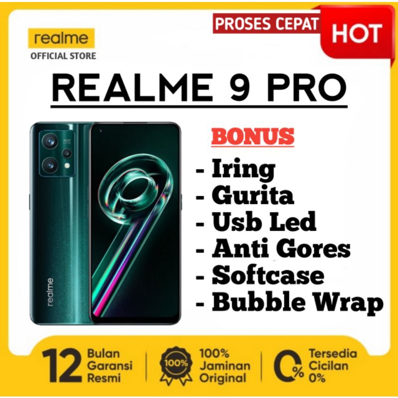 Jual Realme 9 Pro 5G 8/128 GB Garansi Resmi 1 Tahun / Realme 9 8/128 GB ...