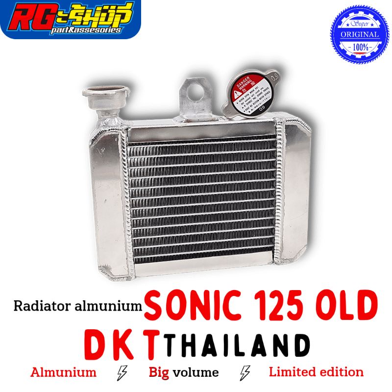 Jual radiator almu almunium alumunium DKT honda sonic 125 RS old CBU ...