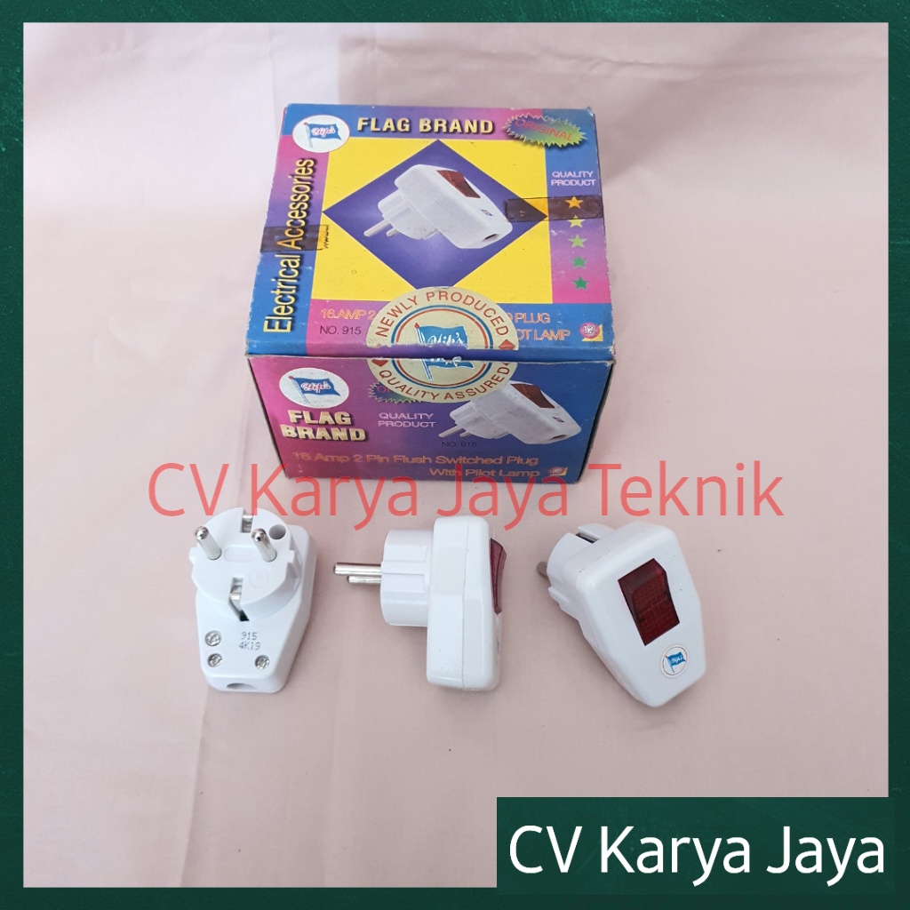 Jual Steker Switch On Off / Steker + Saklar Lampu | Shopee Indonesia
