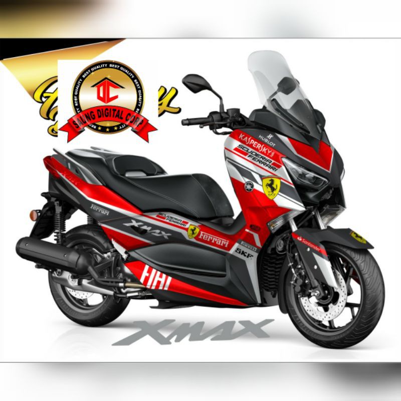 Jual Decal Sticker XMAX Full Body variasi Ferrari | Shopee Indonesia