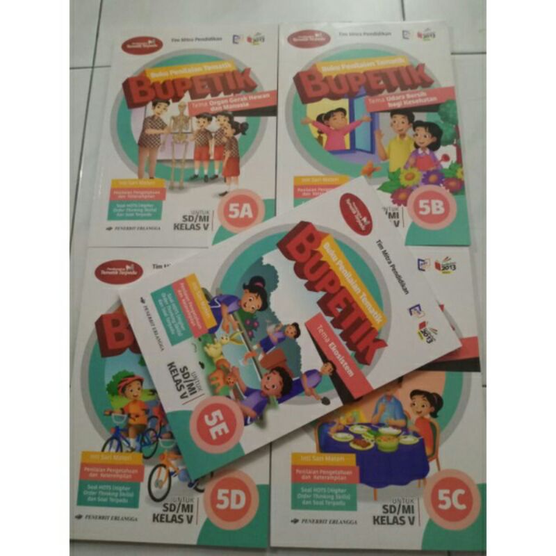 Jual Buku BUPETIK Kelas 5 A-B-C-D-E Erlangga | Shopee Indonesia