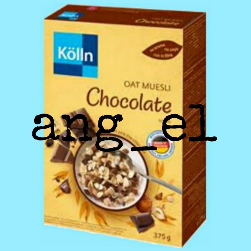 Jual Kolln Oat Muesli Chocolate (375g) Shopee Indonesia