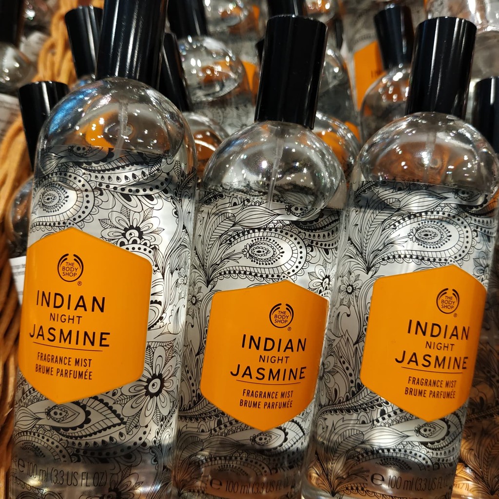 Jual The Body Shop INDIAN NIGHT JASMINE Fragrance Mist 100ml Parfum